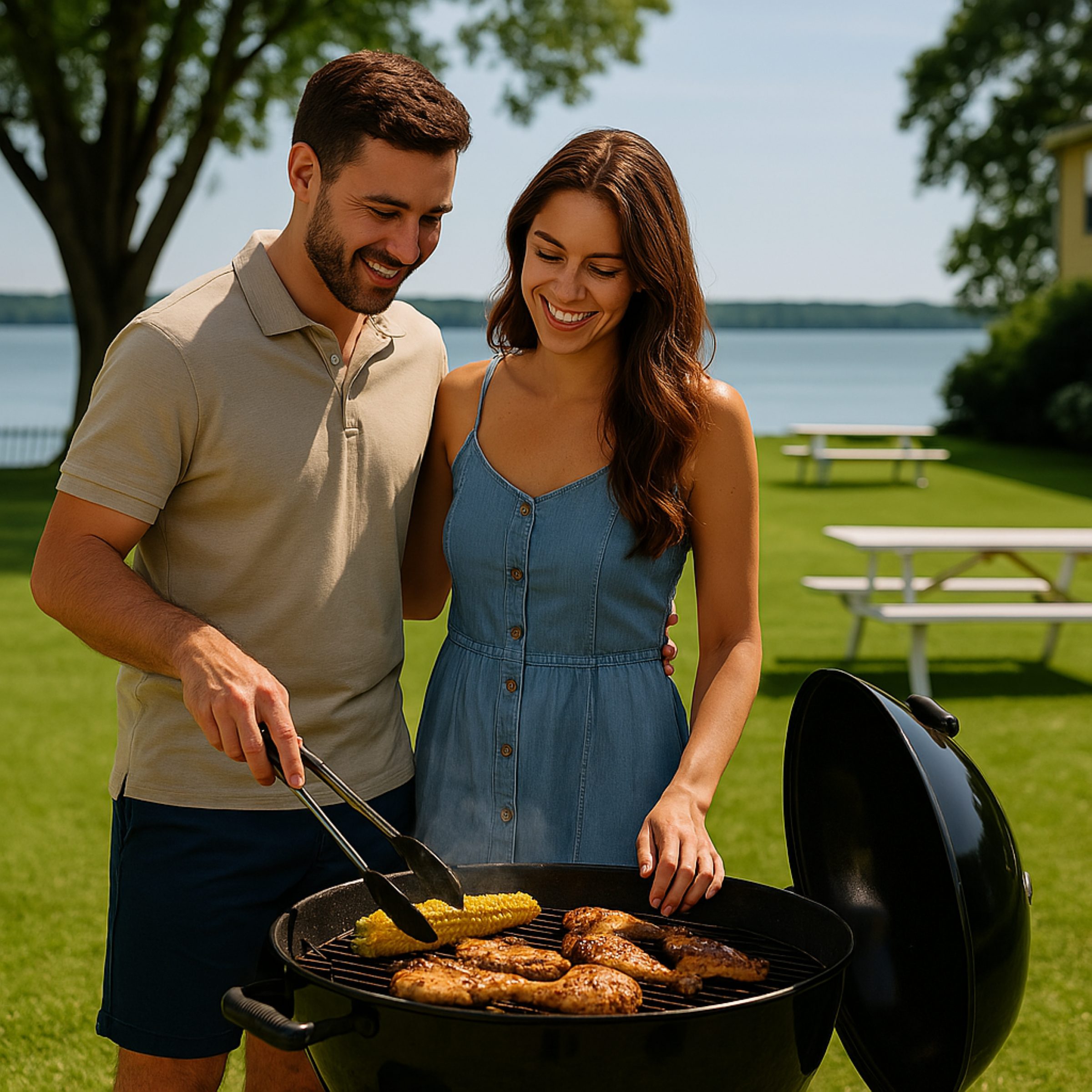 A couple grills on the Eastern Shore of MD